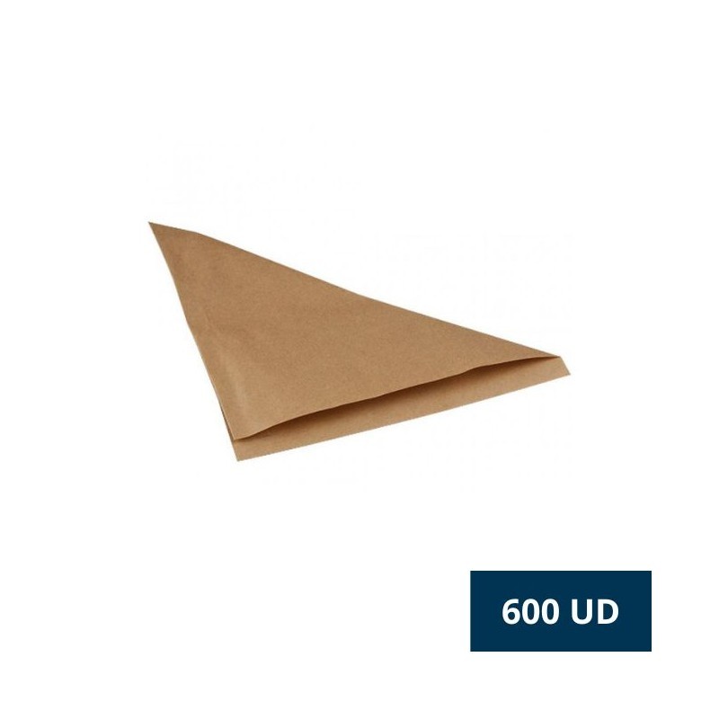 cono de papel kraft grande 600 ud