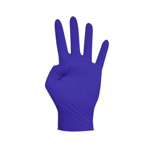 Guante de nitrilo azul